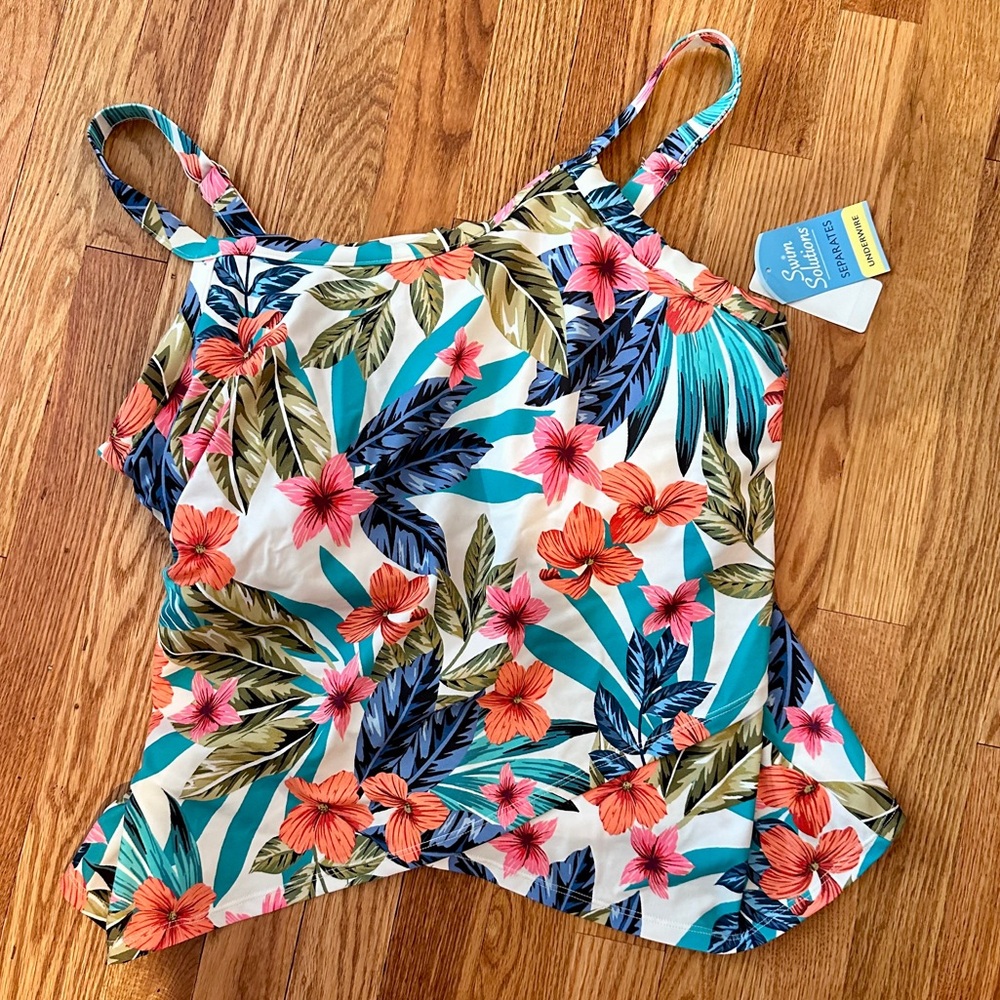 Swim solutions tankini top
